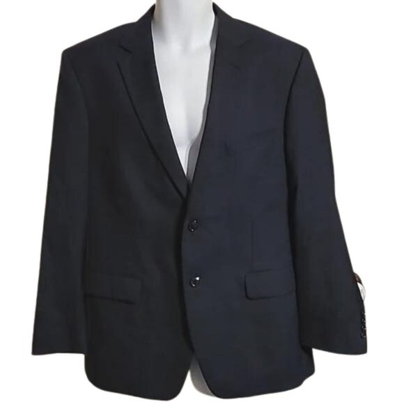 Jones New York City Men's Navy Wool Blazer 42R - Picture 1 of 5
